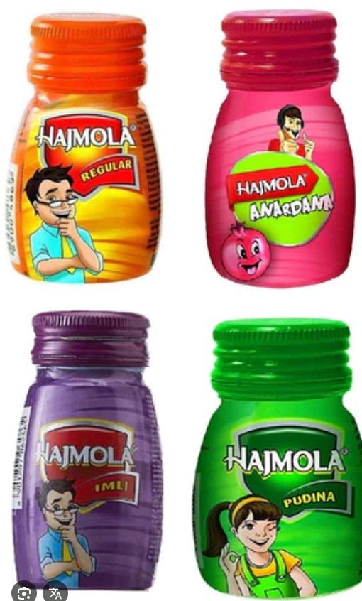Hajmola pack of four flavor